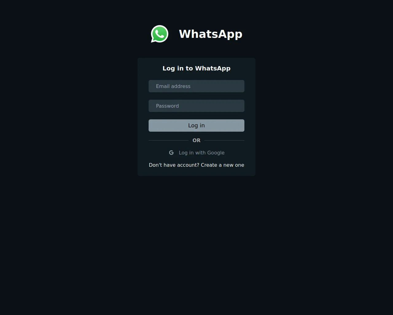 Screenshot of whatsapp-clone-manoj554.vercel.app