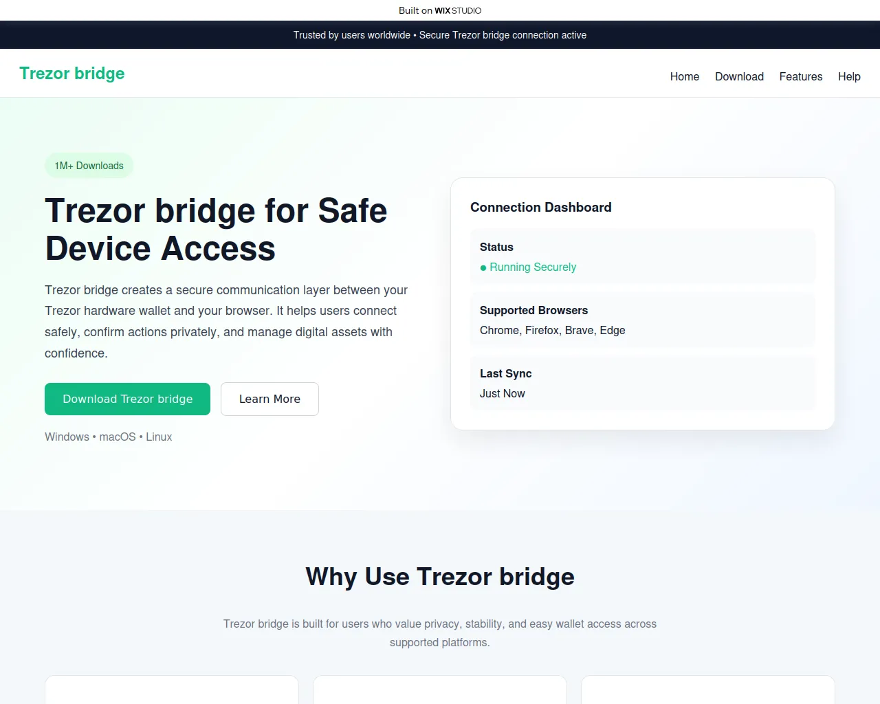 Screenshot of homepage-trazar.wixstudio.com