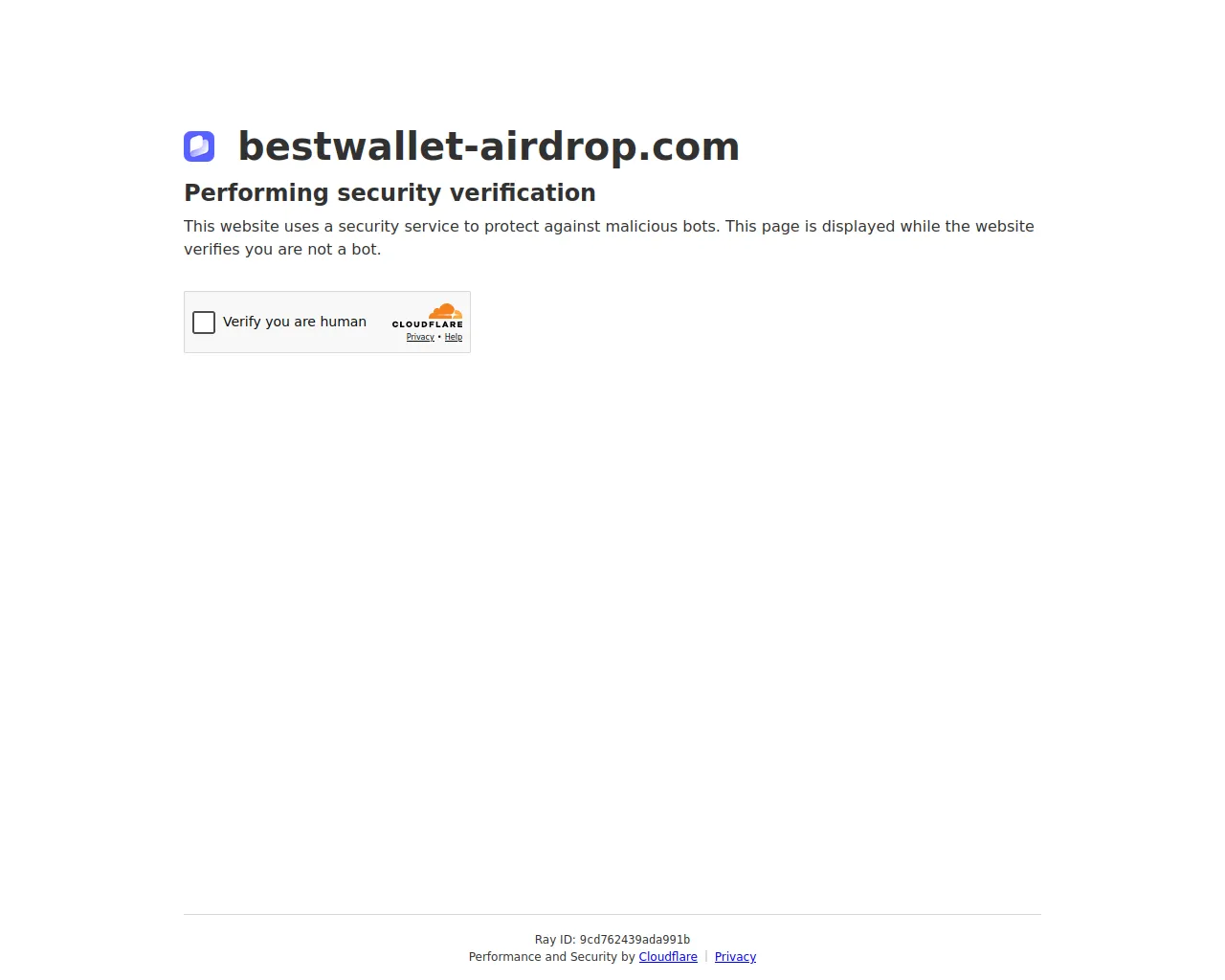 Screenshot of bestwallet-airdrop.com