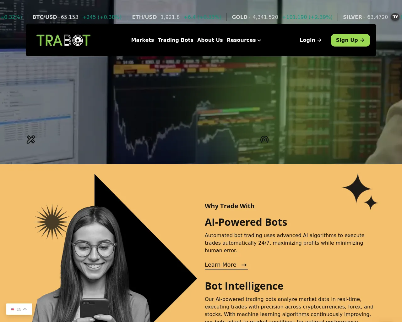 Screenshot of prootraadebott.com