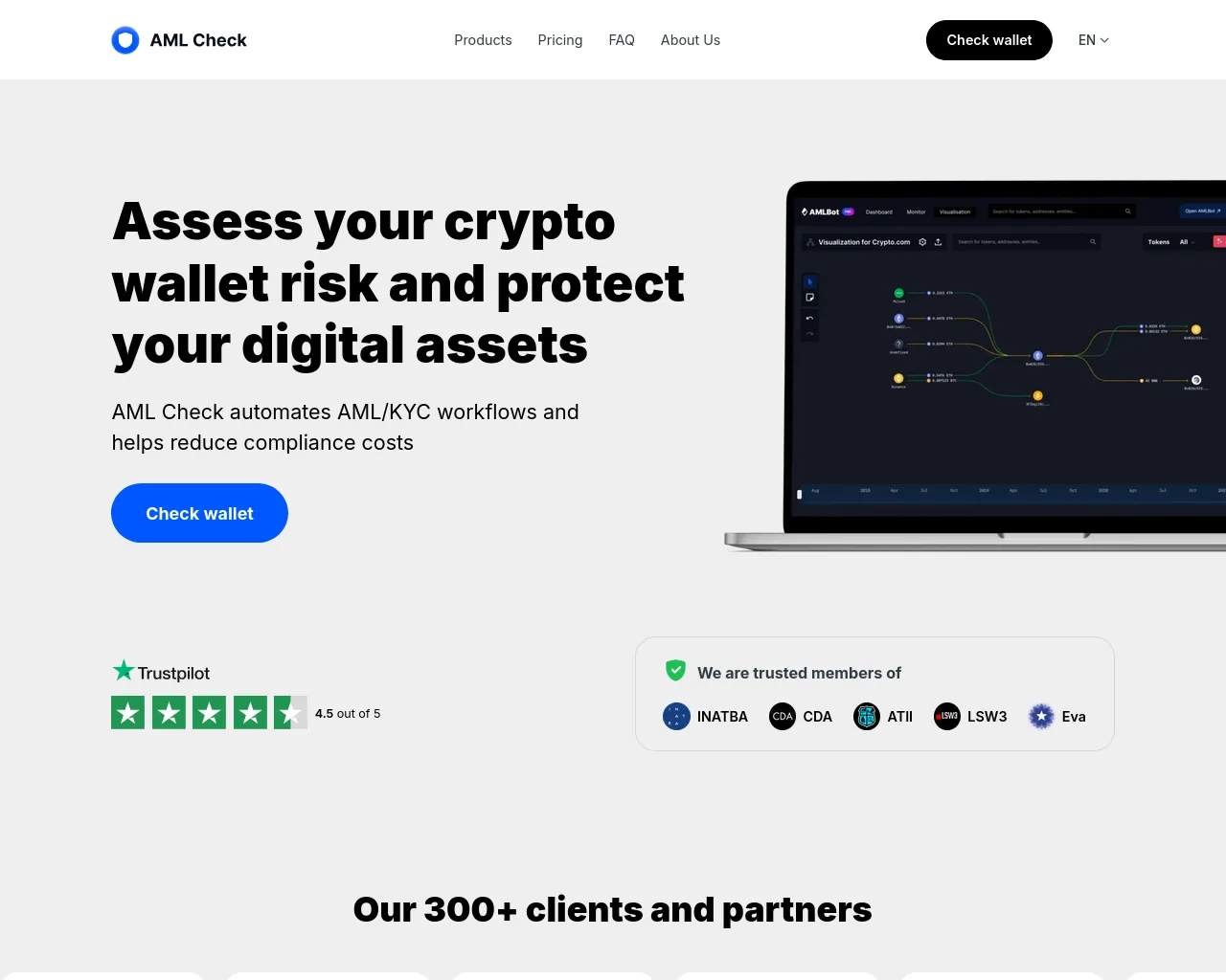 Screenshot of cryptoamlcontrol.com