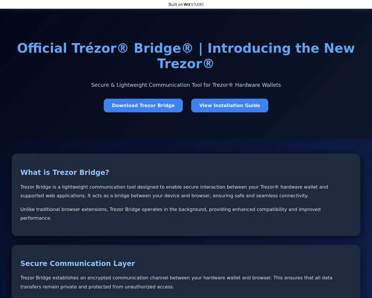 Screenshot of infosys-bridgee.wixstudio.com