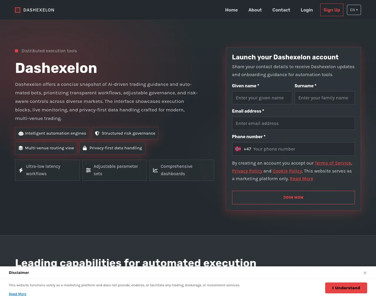 Screenshot of dashexelon.click