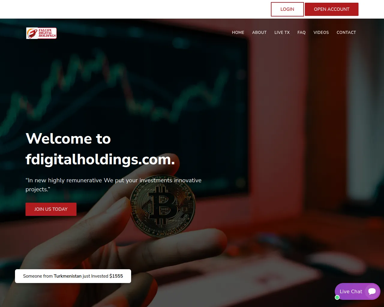 Screenshot of fdigitalholdings.com