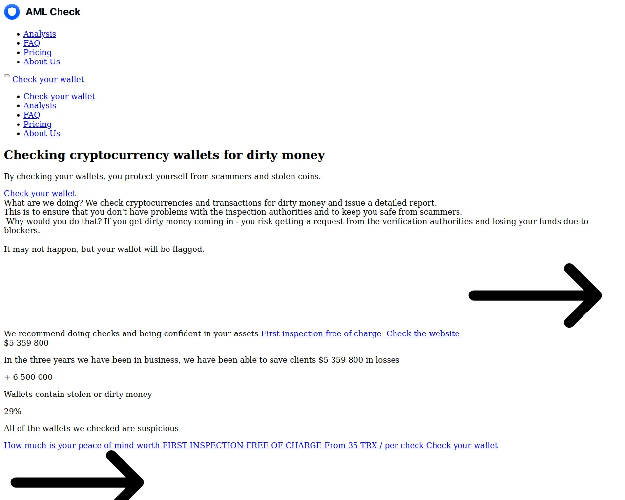 Screenshot of aml-shield.me