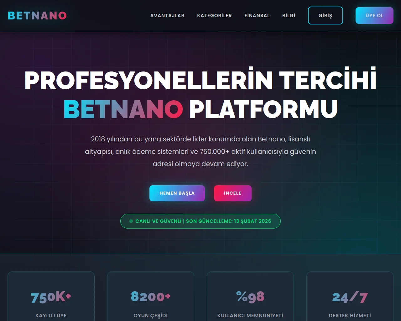 Screenshot of betnanoguncel-giris.vip