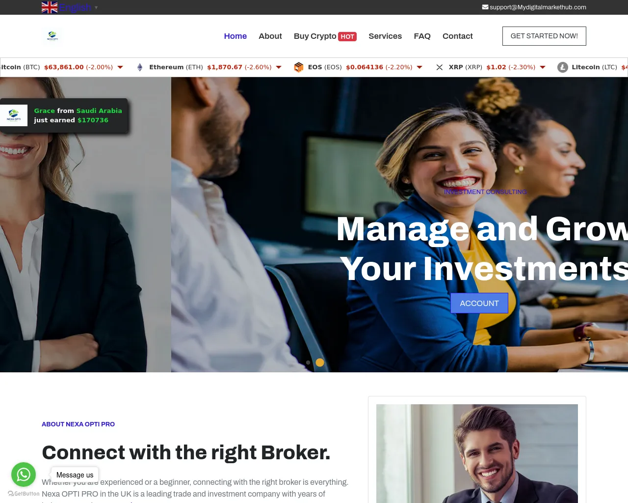 Screenshot of nexabridgepr021.com