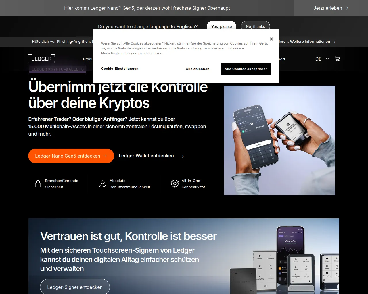 Screenshot of safety-ledgerlive.com
