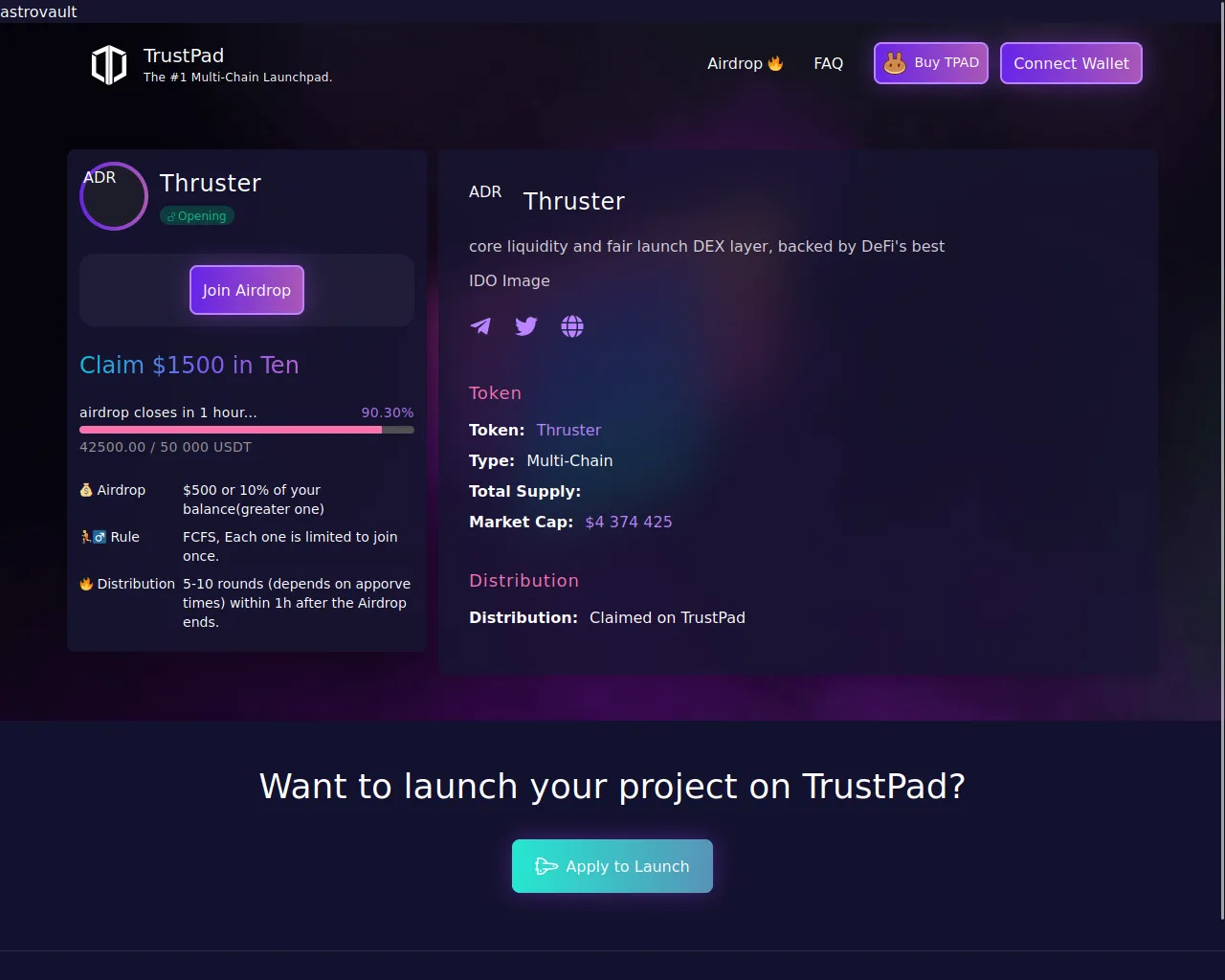 Screenshot of app-thruster.pages.dev