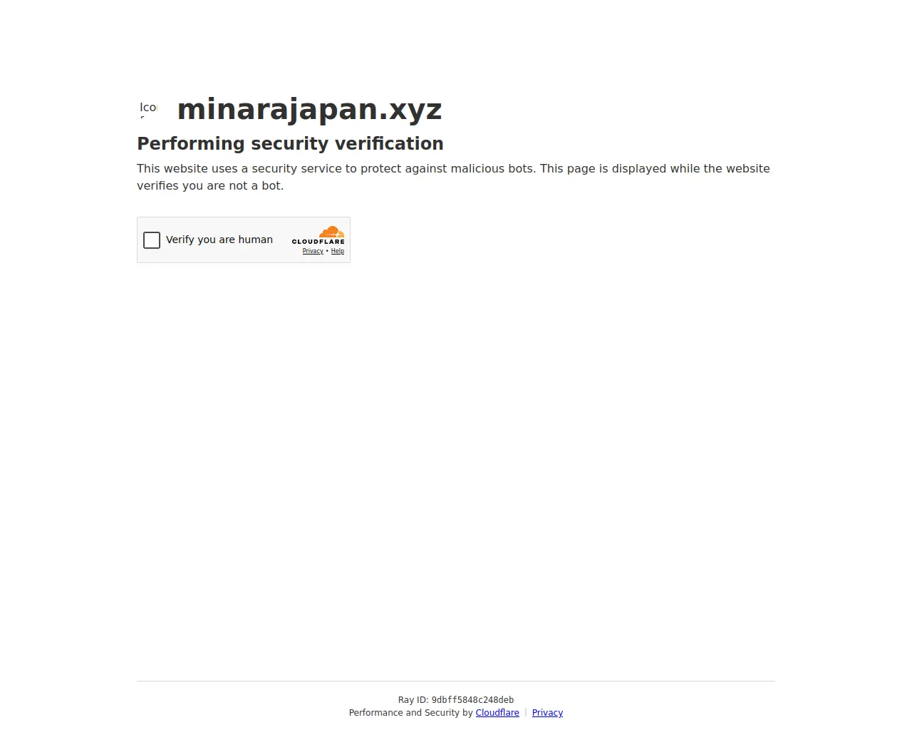 Screenshot of minarajapan.xyz