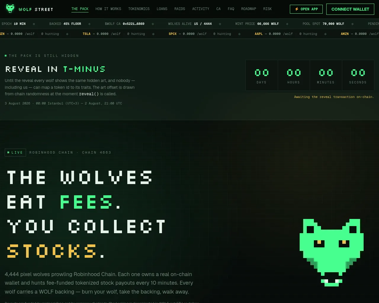 Screenshot of wolfstreet.cc