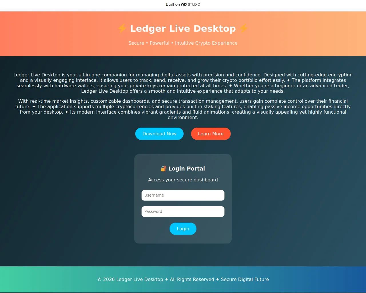 Screenshot of eng-desktop.wixstudio.com