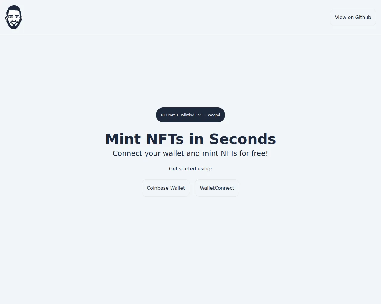 Screenshot of nftport-nft-minting-starter-kit.vercel.app