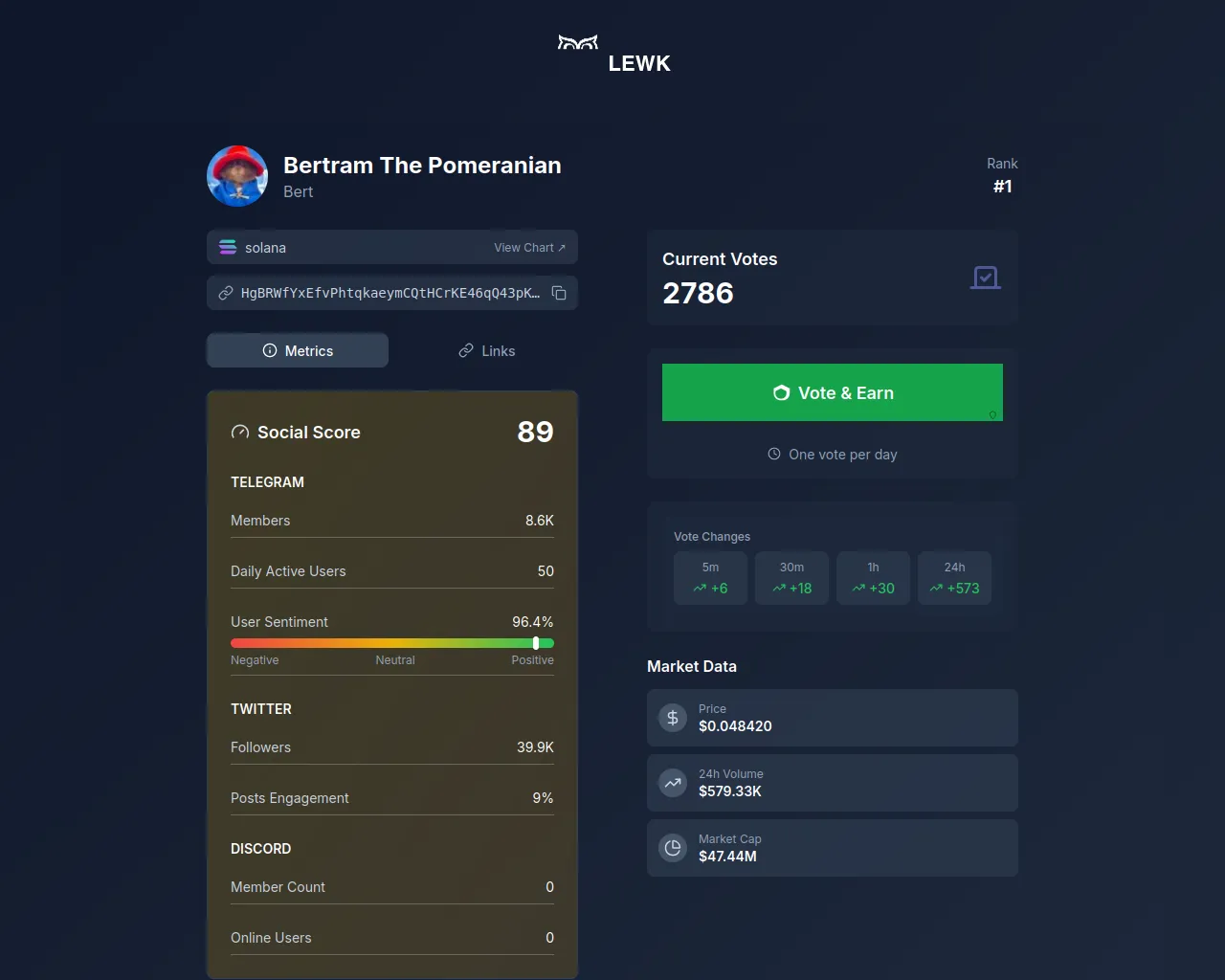 Screenshot of vote.moonnsshots.net