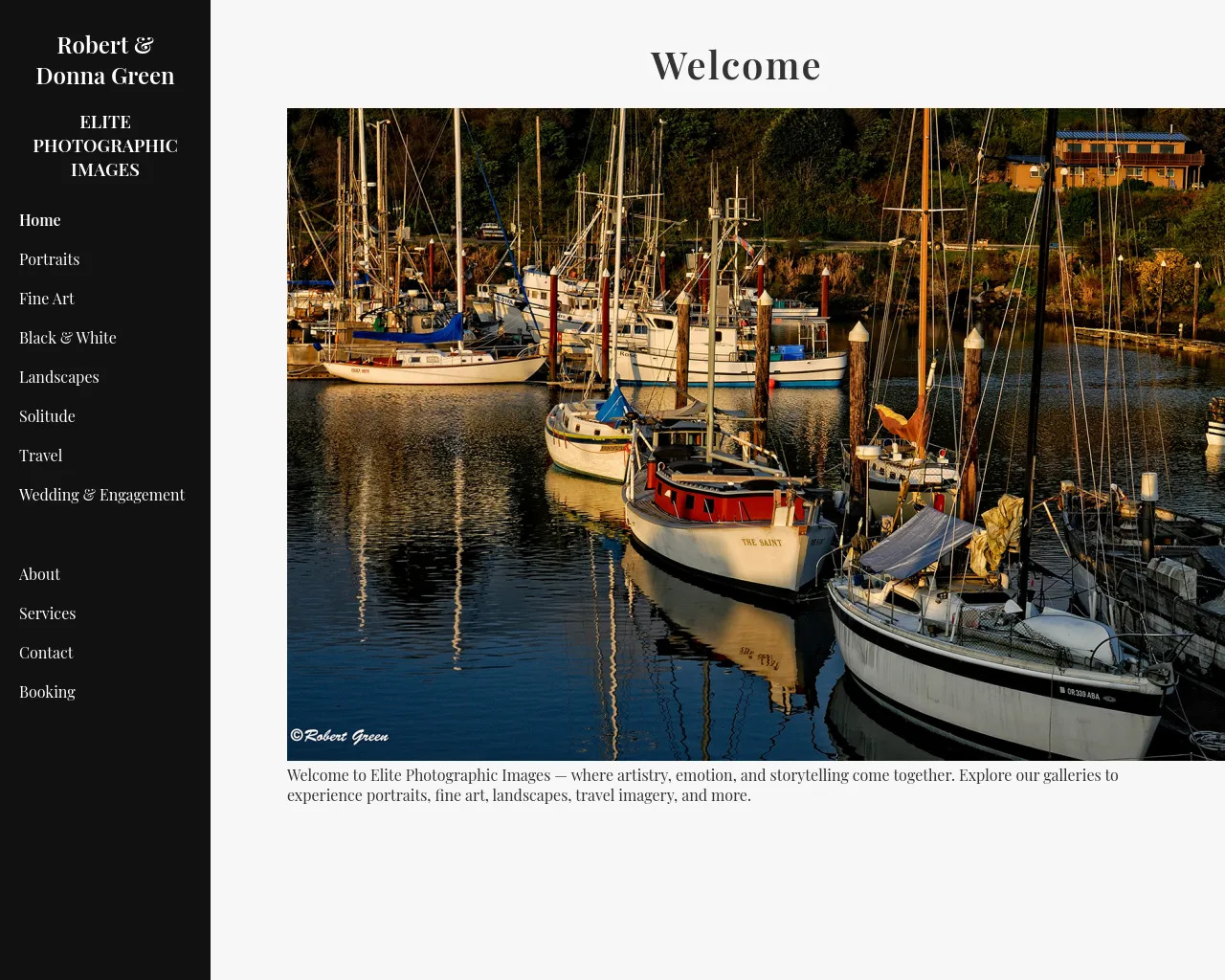 Screenshot of elitephotographicimages.net