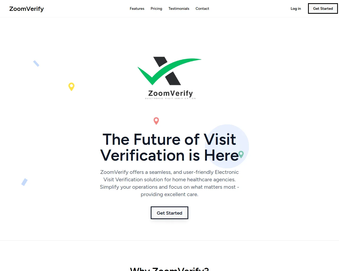 Screenshot of zoomverify.net