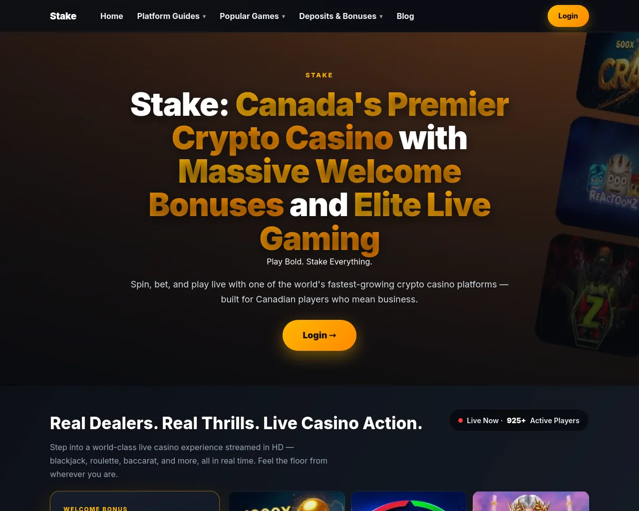 Screenshot of new-stake.org