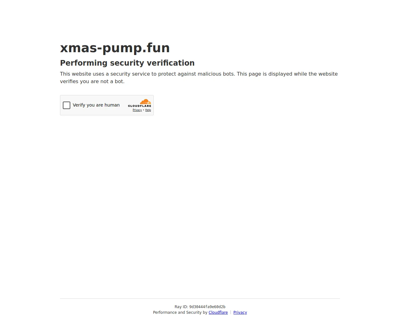 Screenshot of xmas-pump.fun