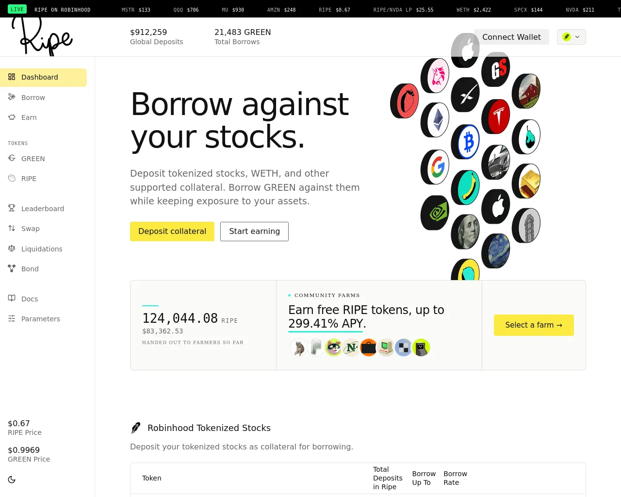 Screenshot of ripe.run