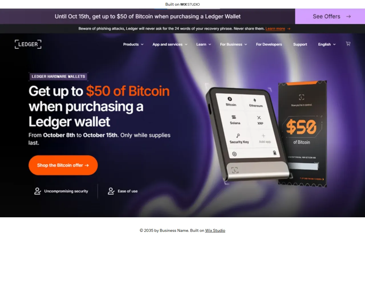 Screenshot of desktopstartedlive.wixstudio.com
