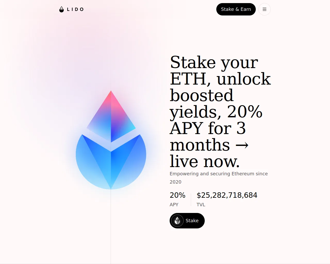 Screenshot of lidosdao.xyz