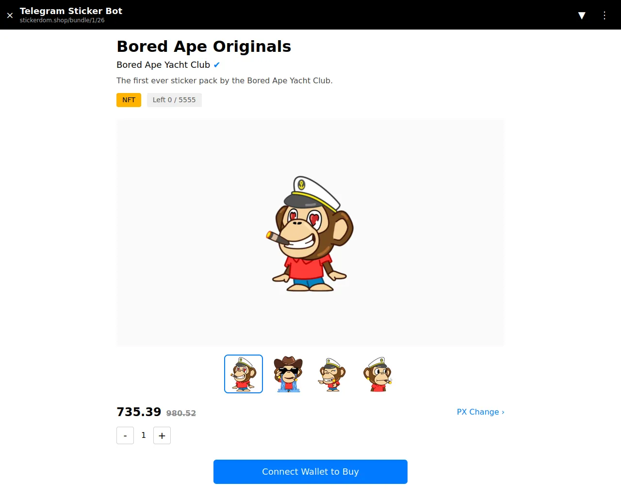 Screenshot of stickerdom.shop