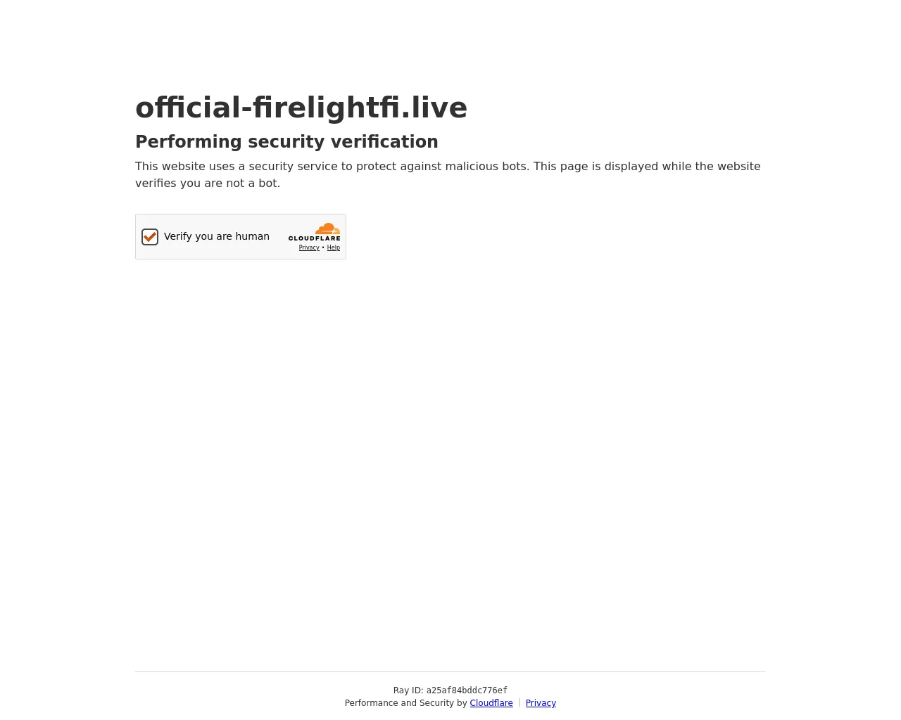 Screenshot of official-firelightfi.live