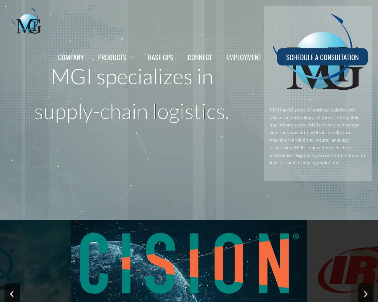 Screenshot of themilgroup.com