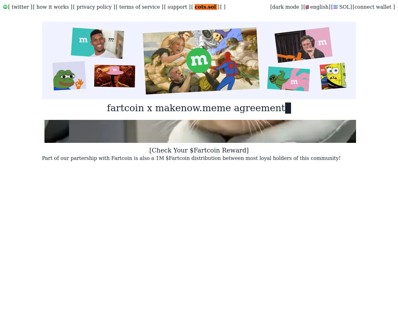 Screenshot of makenow-meme.app