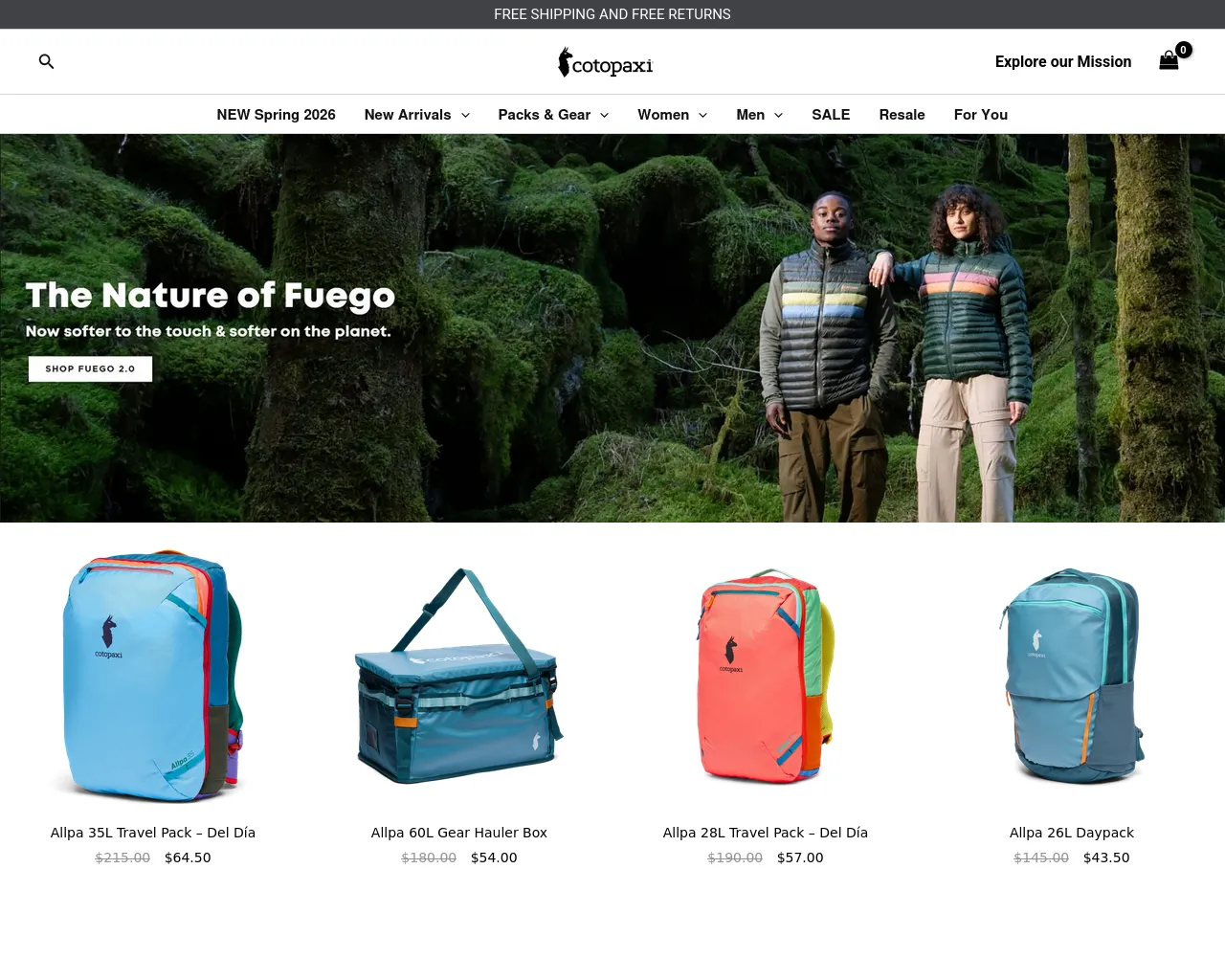 Screenshot of cottoqpaxi.com