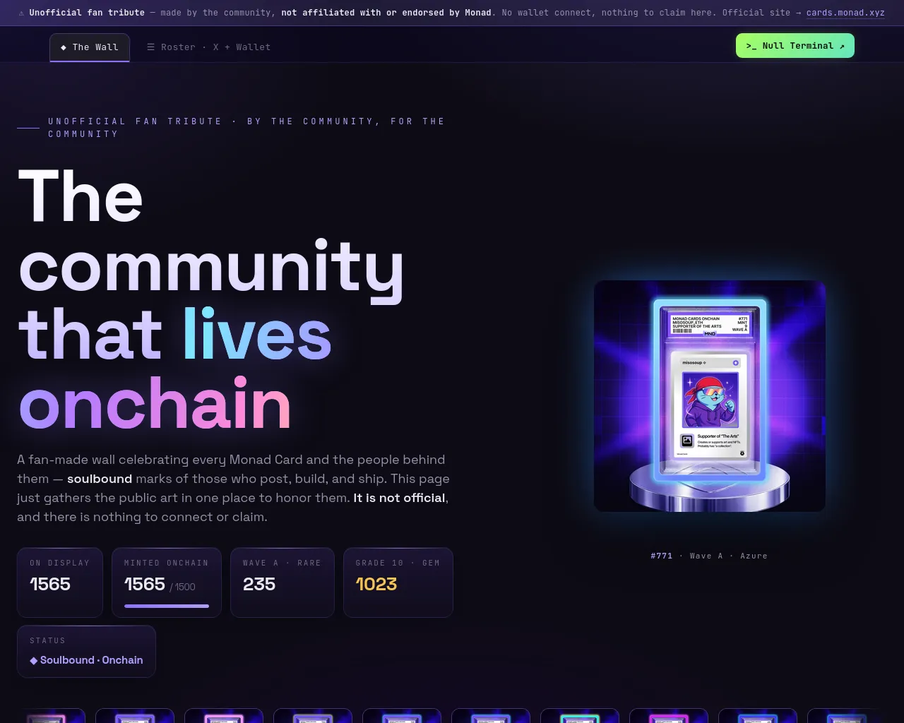 Screenshot of monadcard.xyz