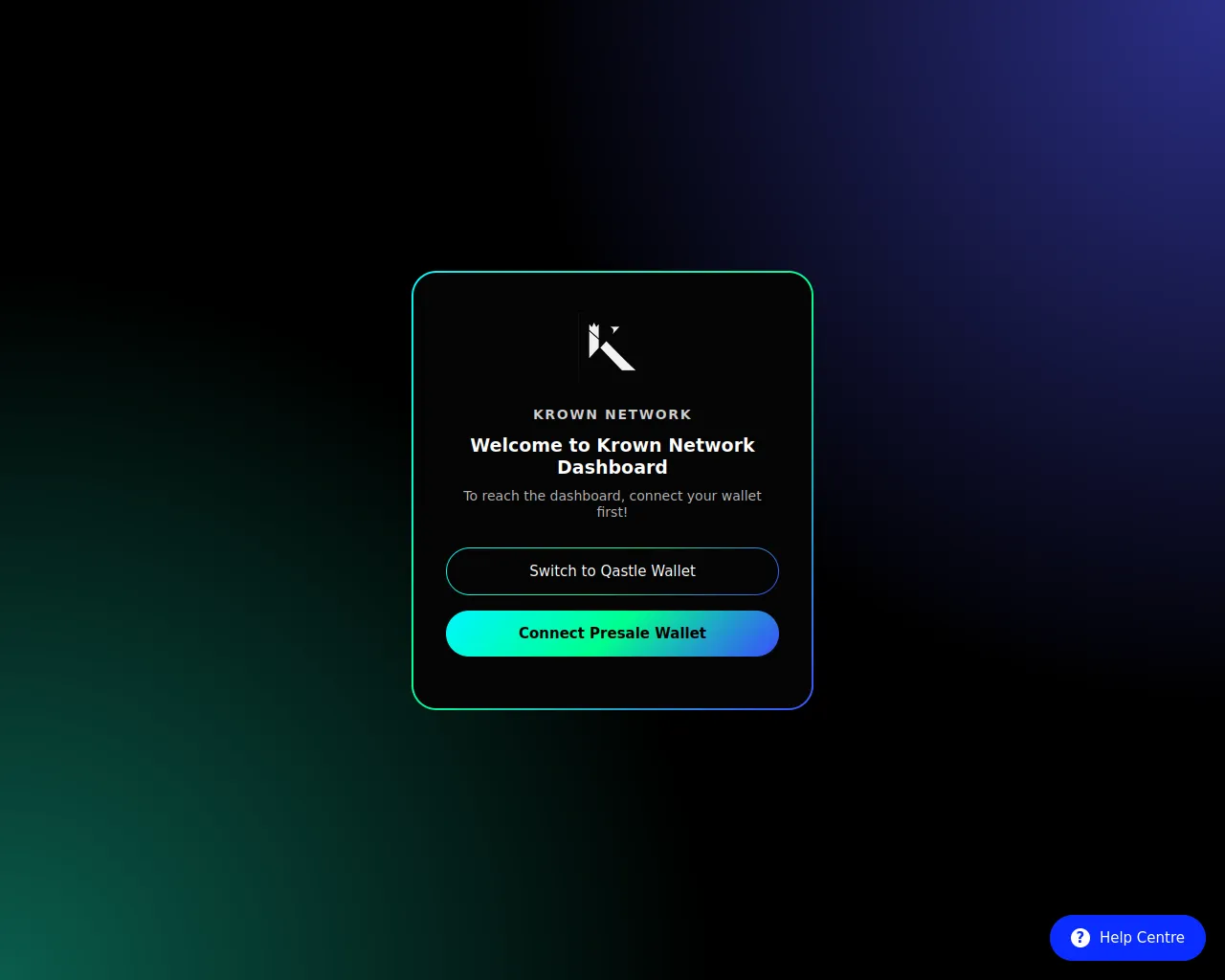 Screenshot of krownnetworksite.netlify.app