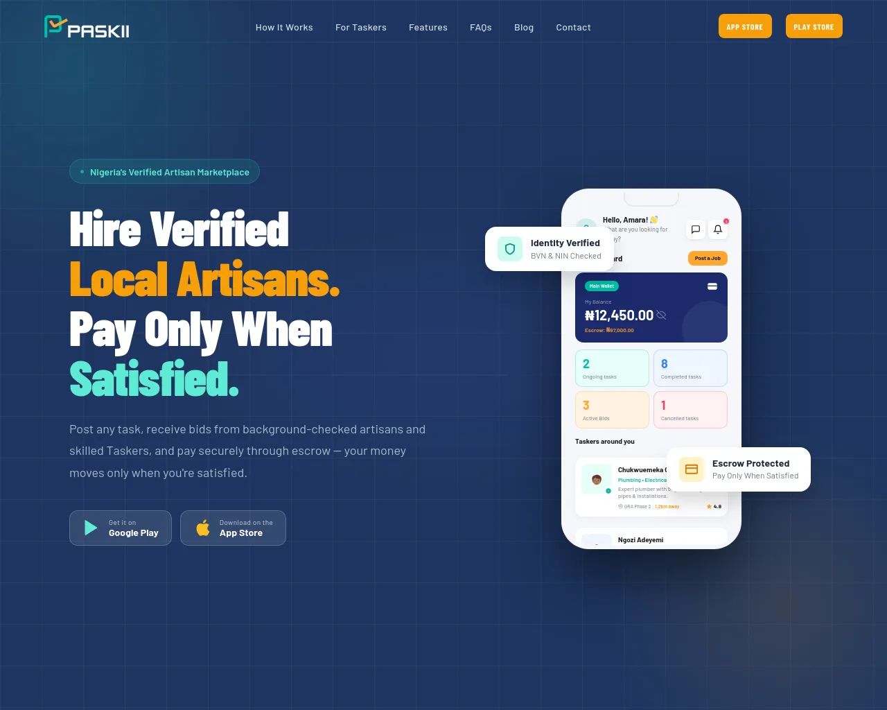 Screenshot of paskii.com