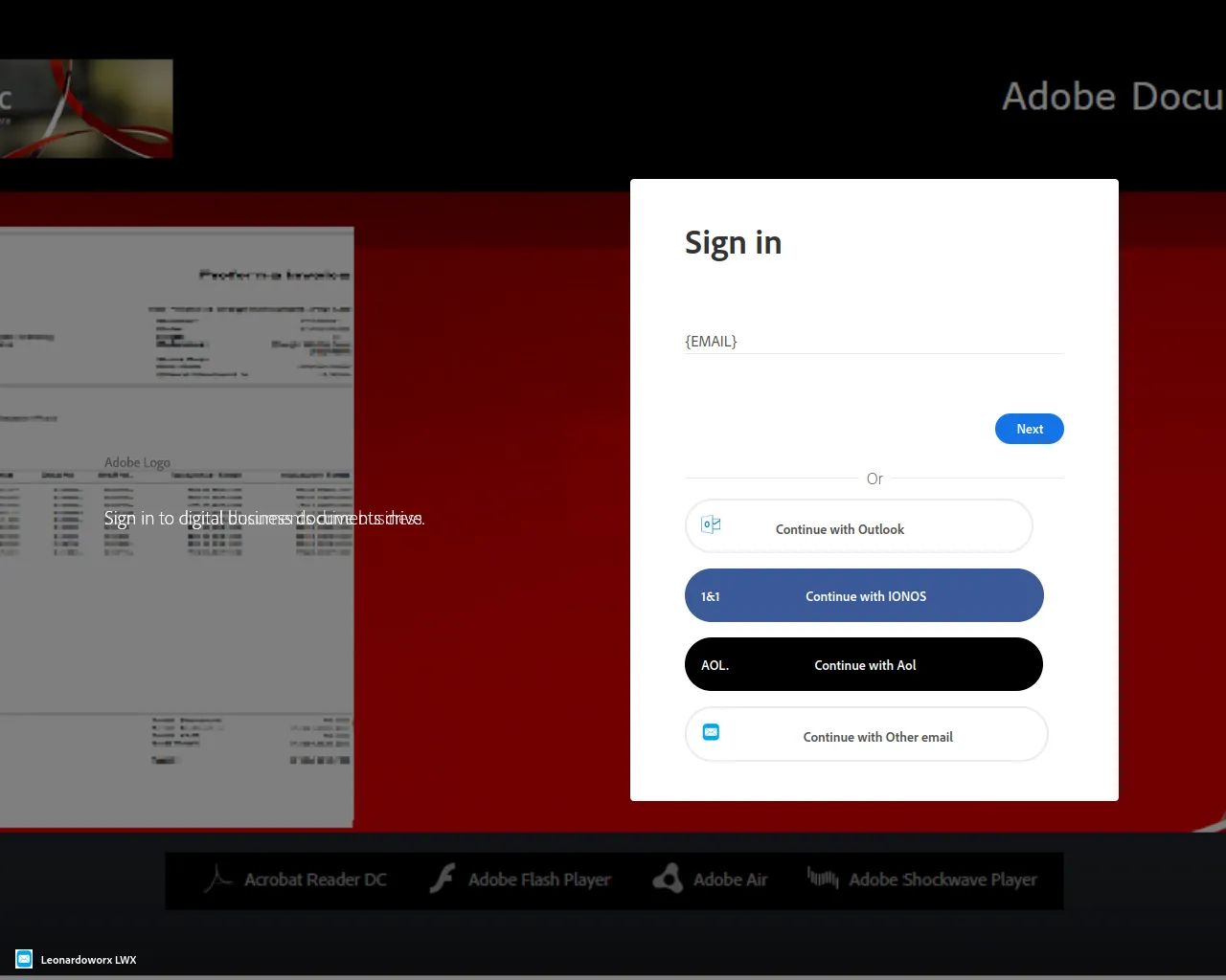 Screenshot of docu-share-direct-lnk-5378edjksjhdb.vercel.app