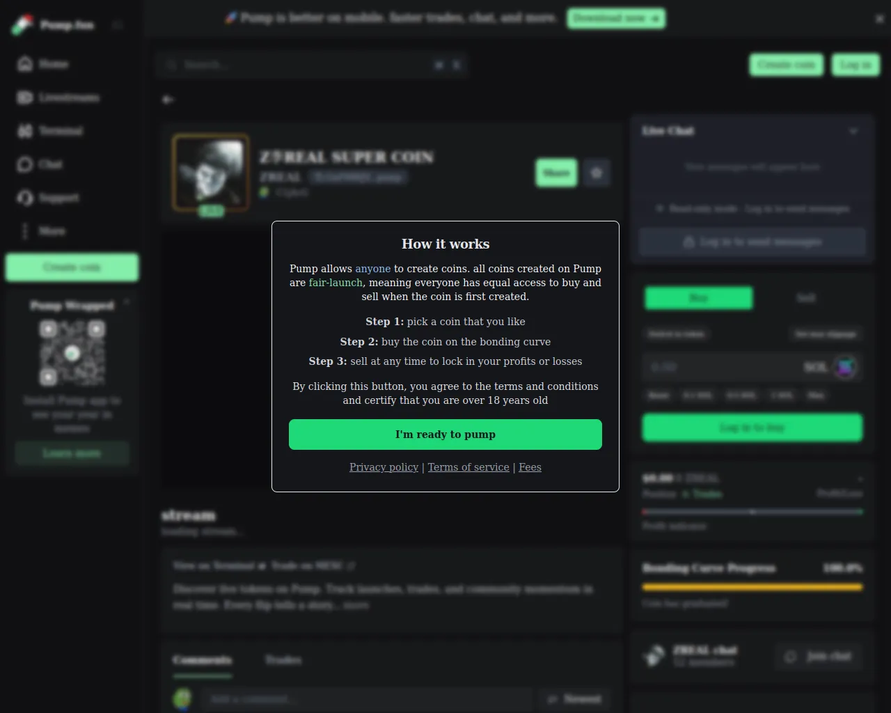 Screenshot of pum6.fun