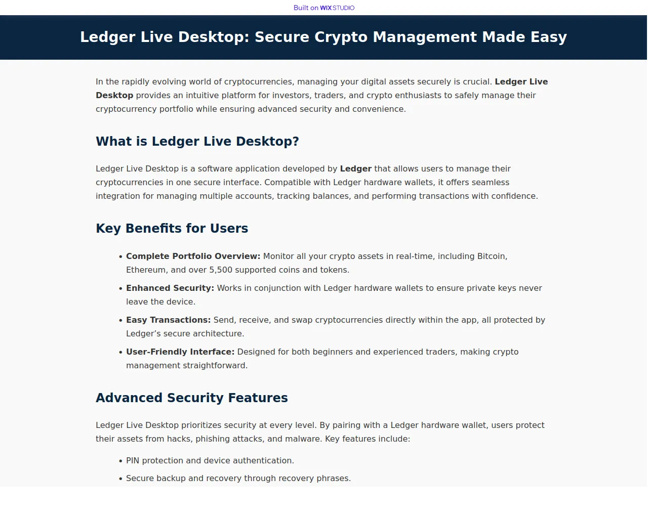 Screenshot of ledgrlive-desktop.wixstudio.com
