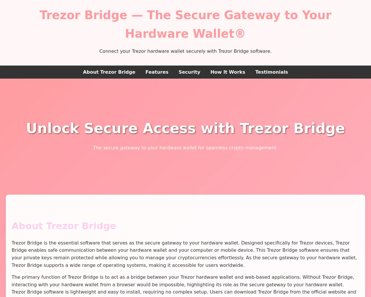 Screenshot of bradge-trazoor.pages.dev