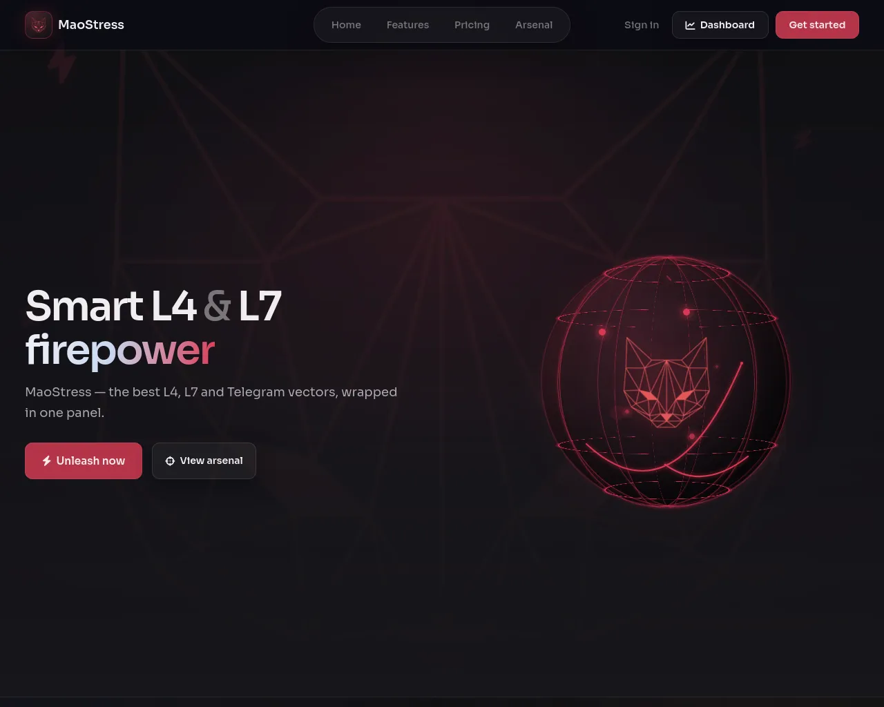 Screenshot of mao-stress.tech