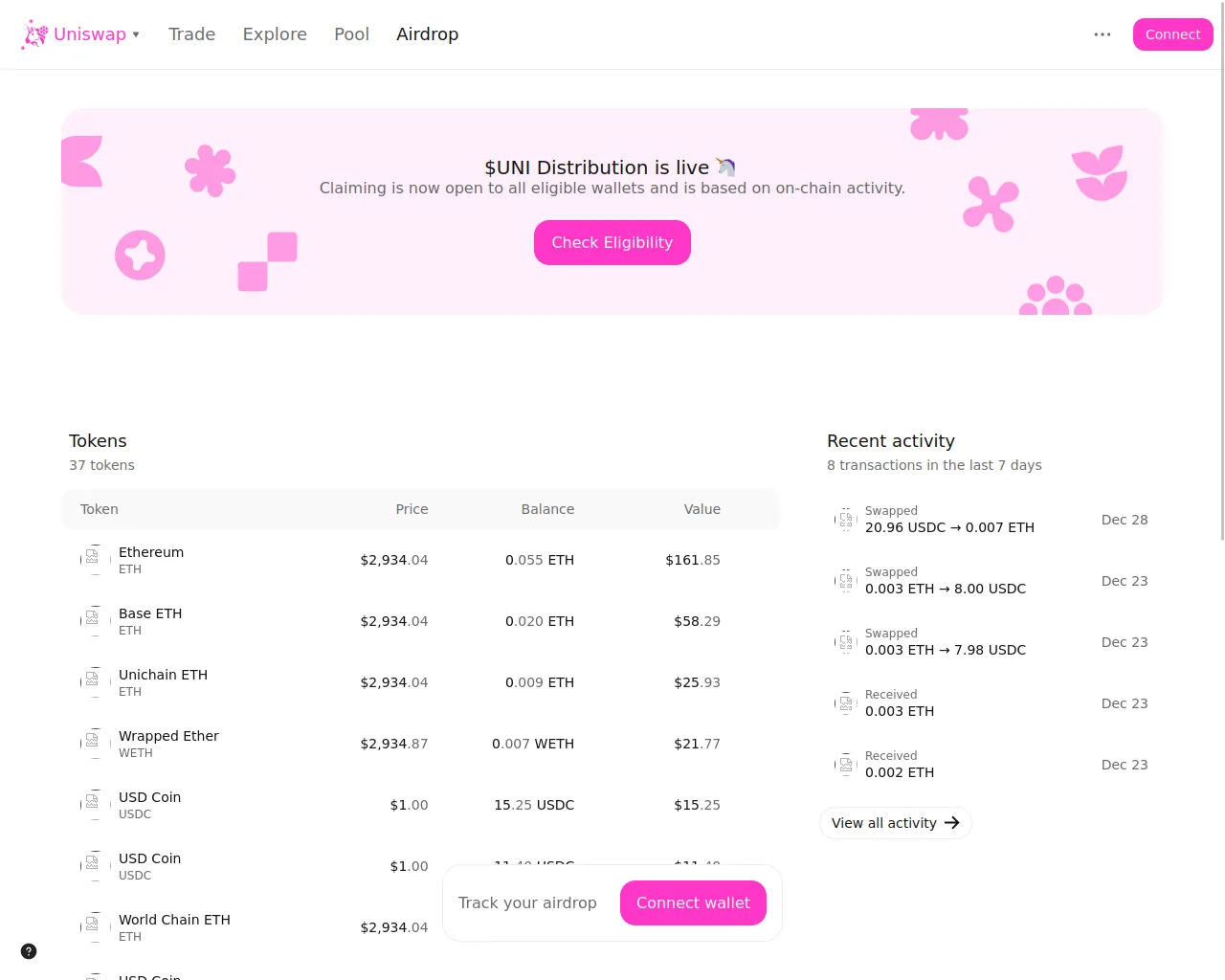 Screenshot of checker-uni.net