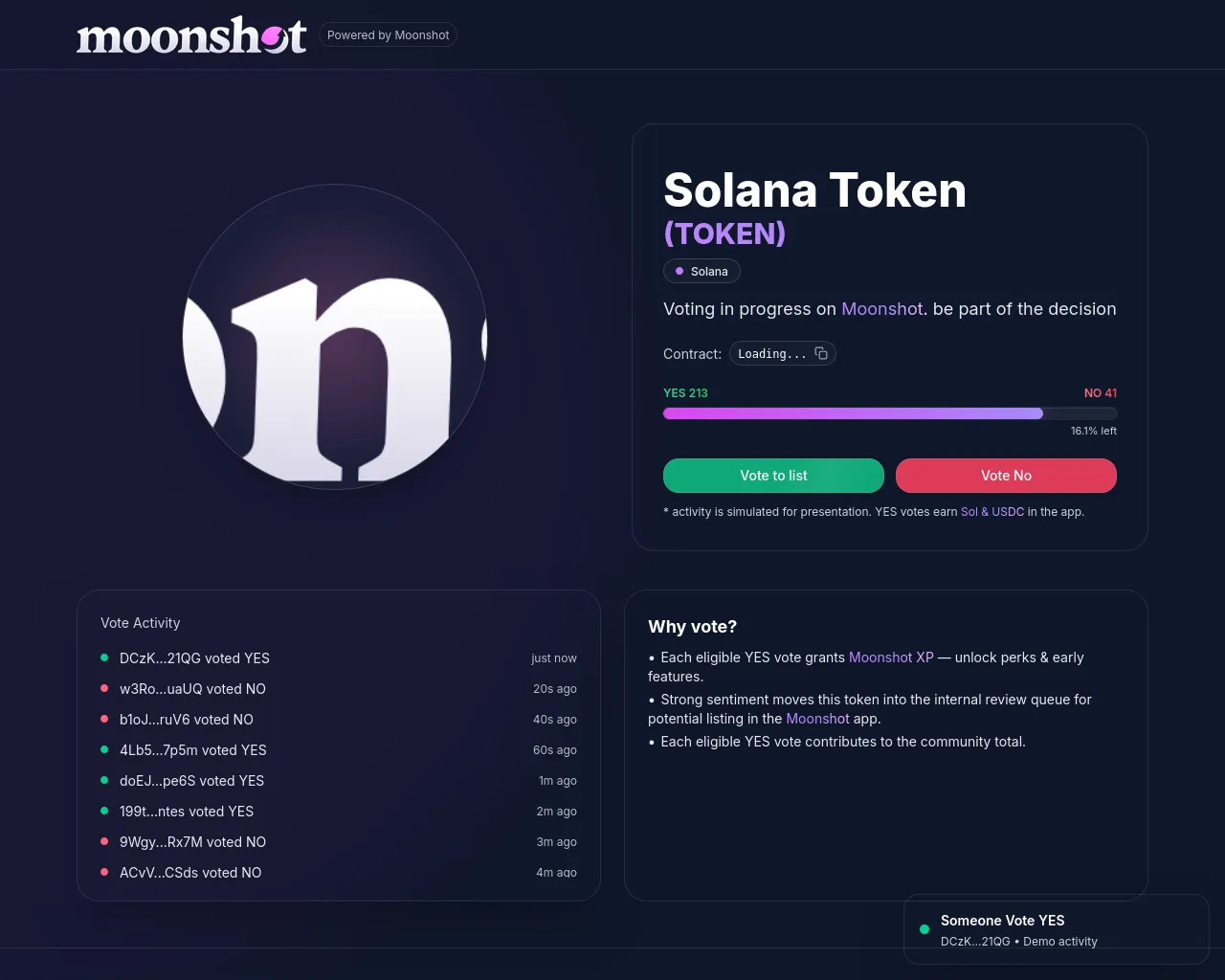 Screenshot of imoonshot.fun