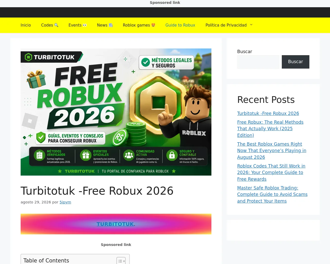Screenshot of turbitotuk.gestionalo.net