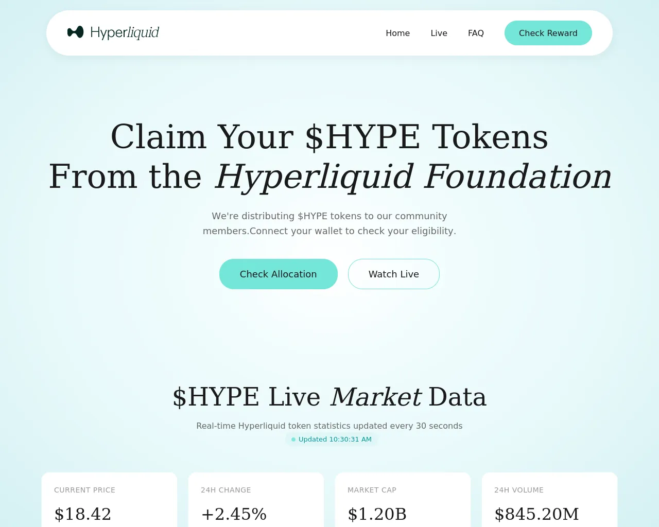 Screenshot of claim-hyperliquids.xyz
