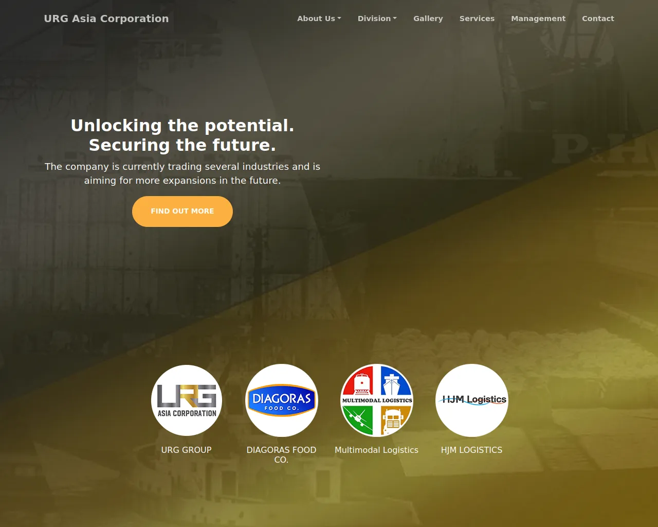 Screenshot of urgasiacorp.com