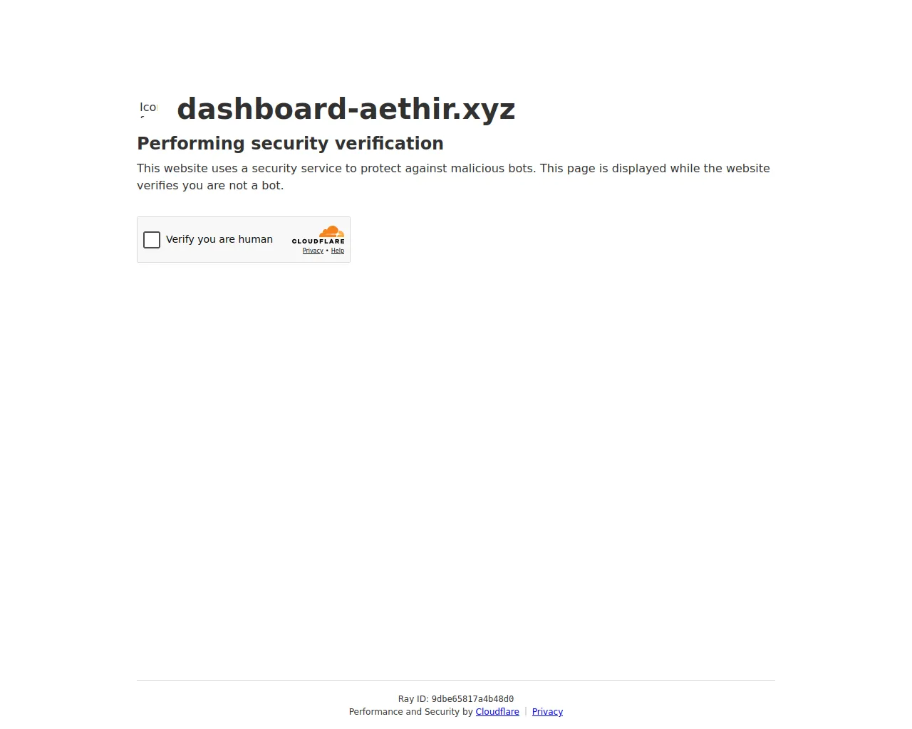 Screenshot of dashboard-aethir.xyz