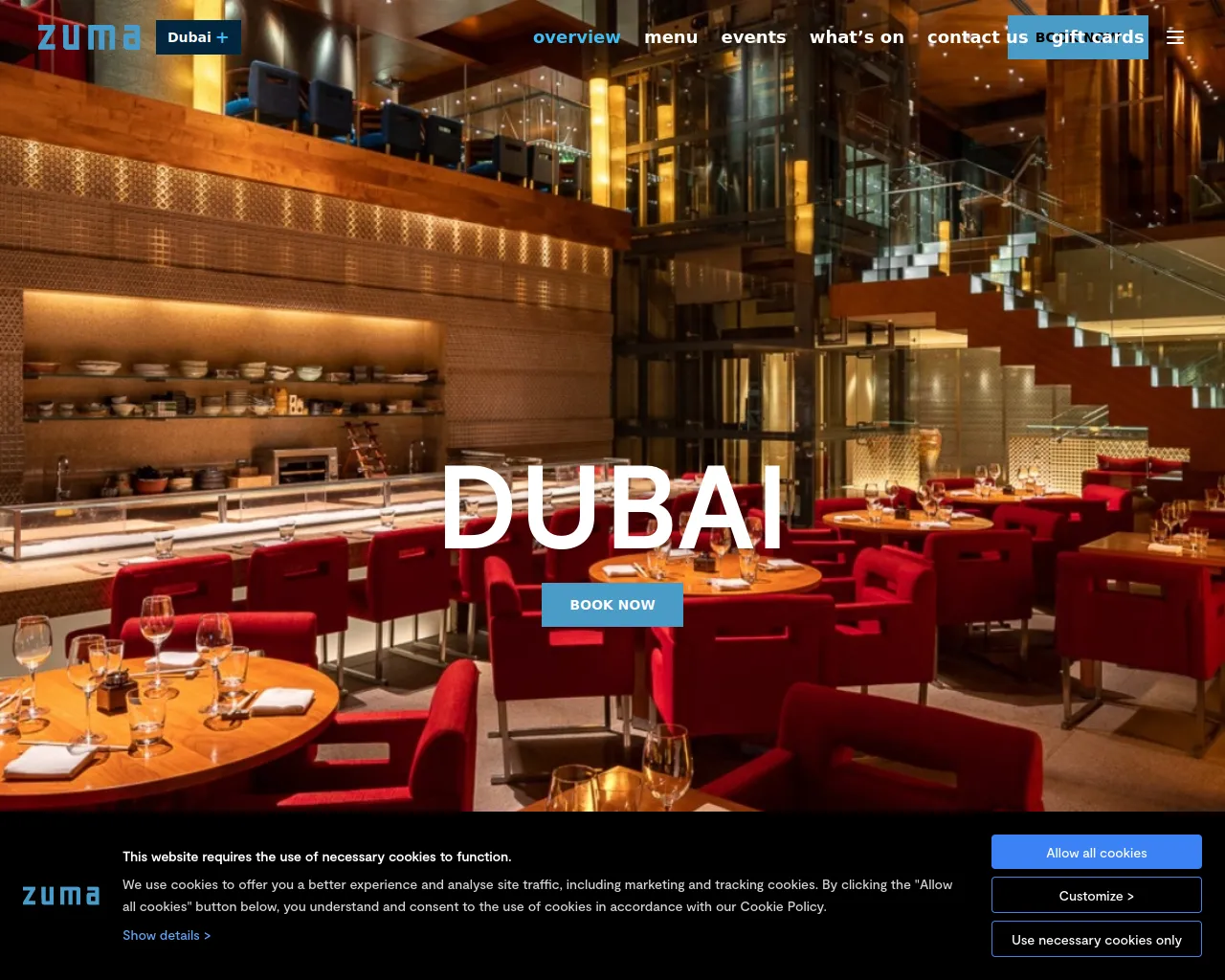 Screenshot of zumauaetables.com