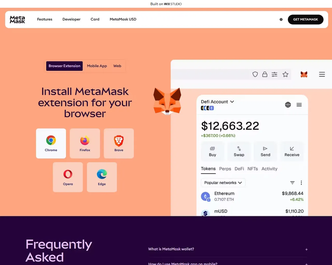 Screenshot of startedmetamskcdn.wixstudio.com