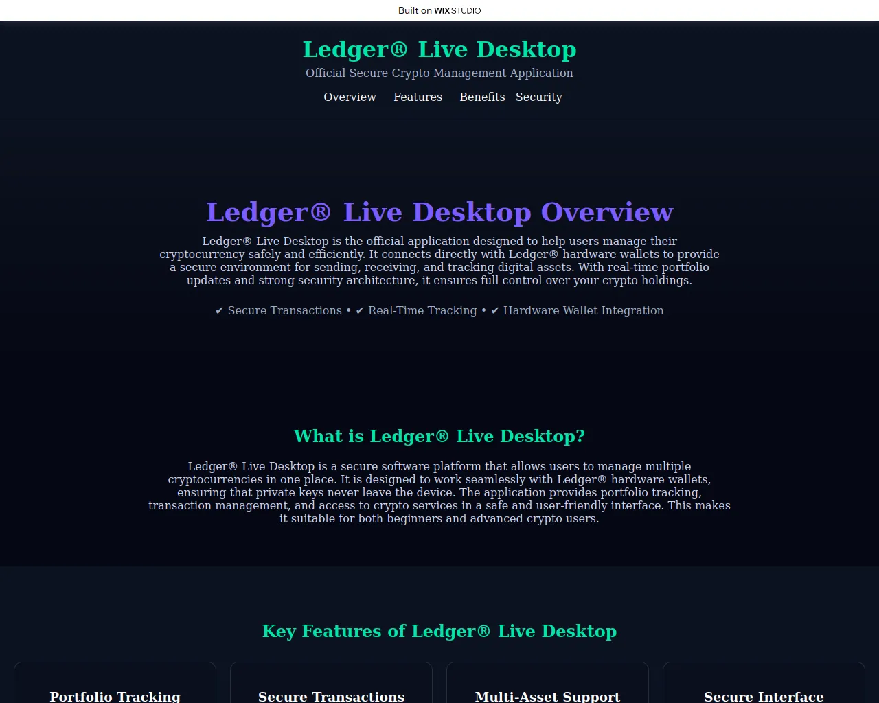 Screenshot of close-desktop.wixstudio.com
