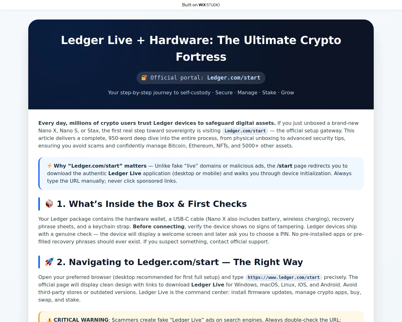 Screenshot of ledergr.wixstudio.com