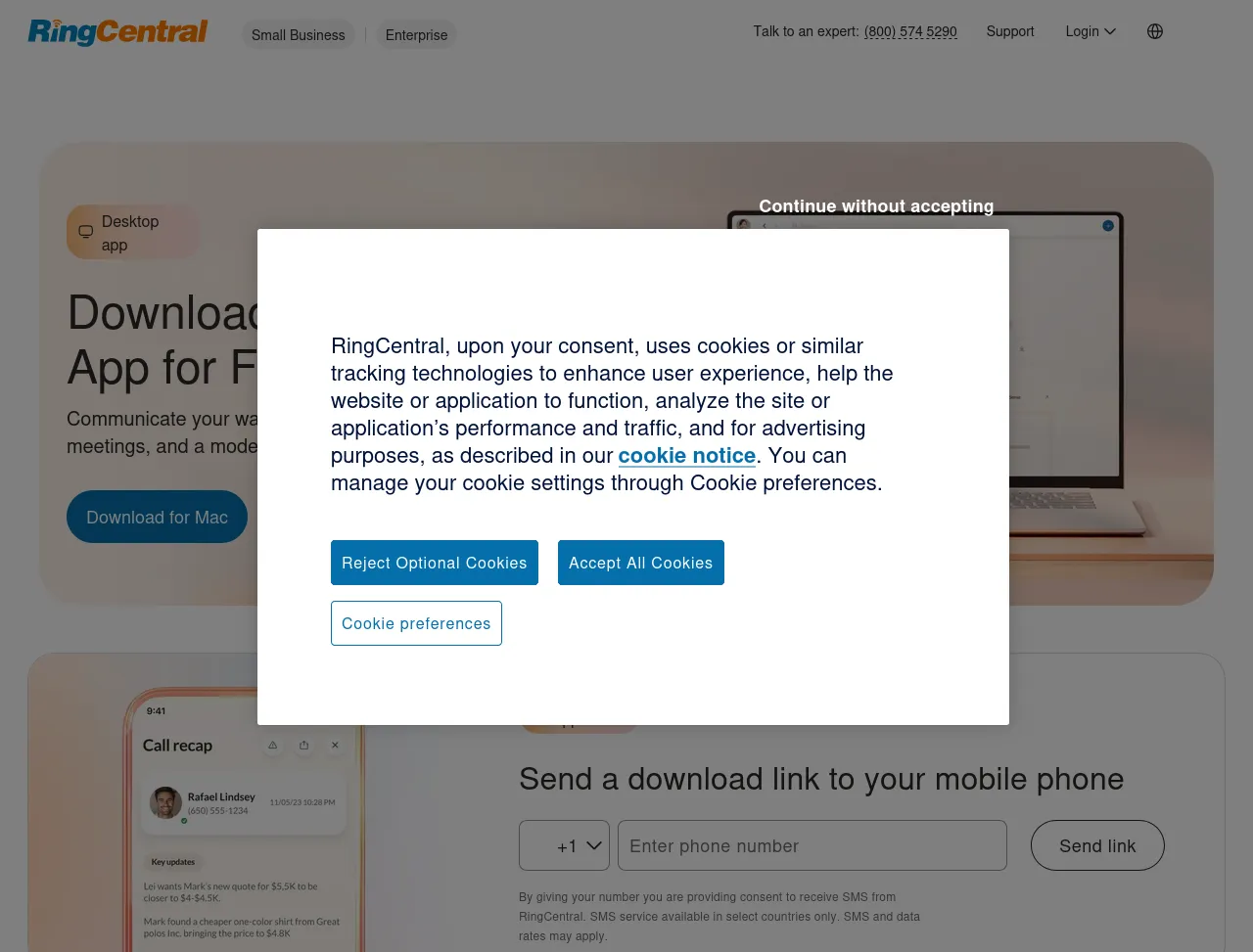 Screenshot of rlngcentrel.com