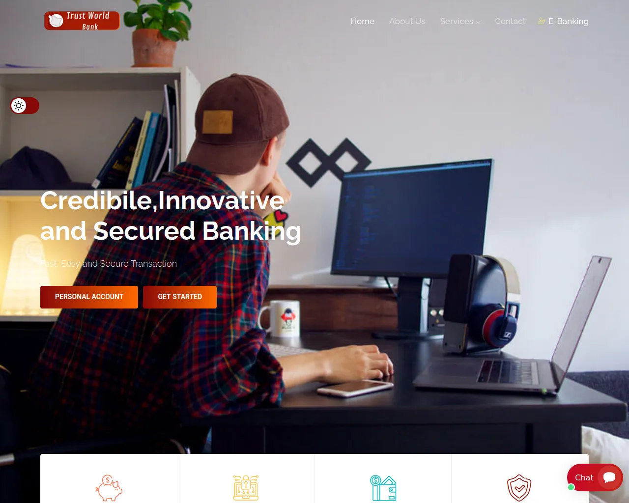 Screenshot of trustworldbank.sbs